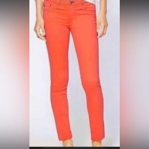 Women’s Orange Slim Fit Jeans